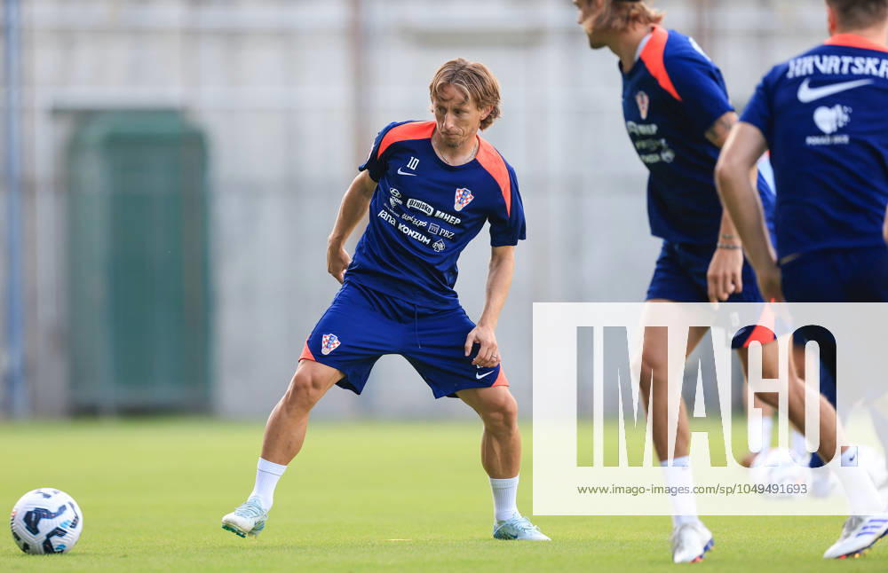 Fußball, Nationalteam Kroatien Training Croatia National Football Team: Training session Luka Modric of Croatia during training session of Croatia national football team at Hitrec Kacian Stadium in Zagreb, Croatia, on September 2, 2024. SlavkoxMidzor PIXSELL