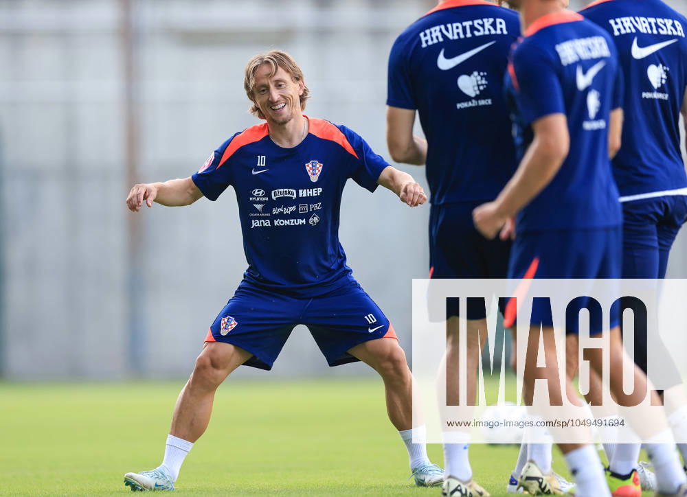 Fußball, Nationalteam Kroatien Training Croatia National Football Team: Training session Luka Modric of Croatia during training session of Croatia national football team at Hitrec Kacian Stadium in Zagreb, Croatia, on September 2, 2024. SlavkoxMidzor PIXSELL