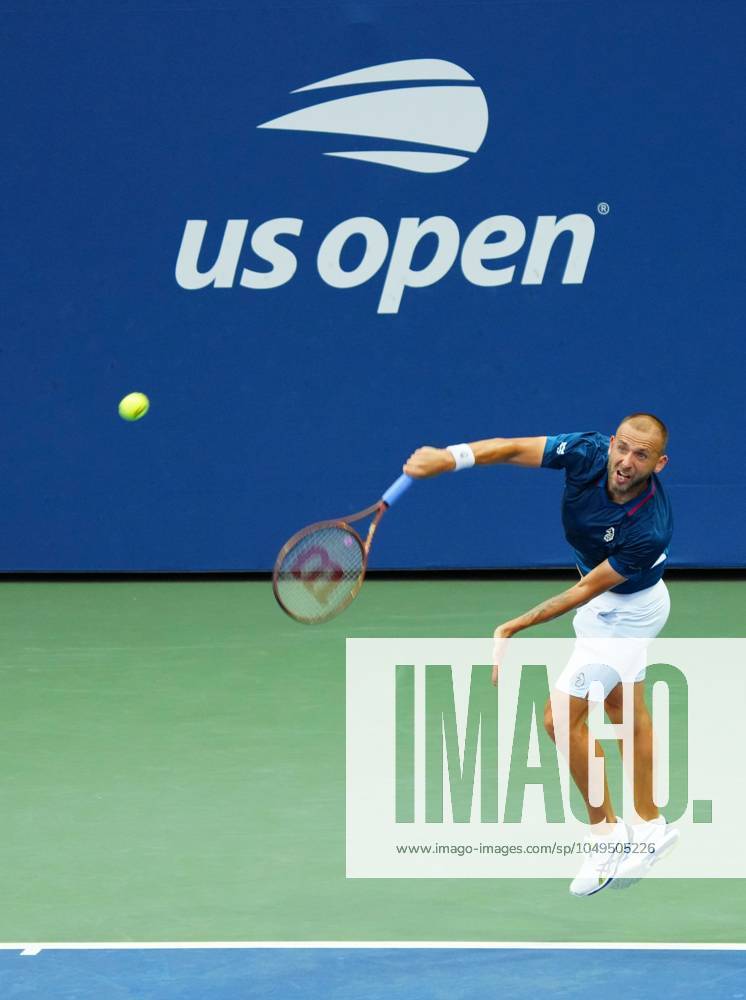 Dan Evans in second round action US Open Championships 2024, Day Four, Flushing Meadows, New York, USA - 29 Aug 2024