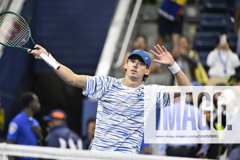 Tennis : Us Open 2024 - Alex de Minaur - Australie Tennis :Us Open 2024 - Usa - 02 09 2024 ChrysleneCaillaud Panoramic
