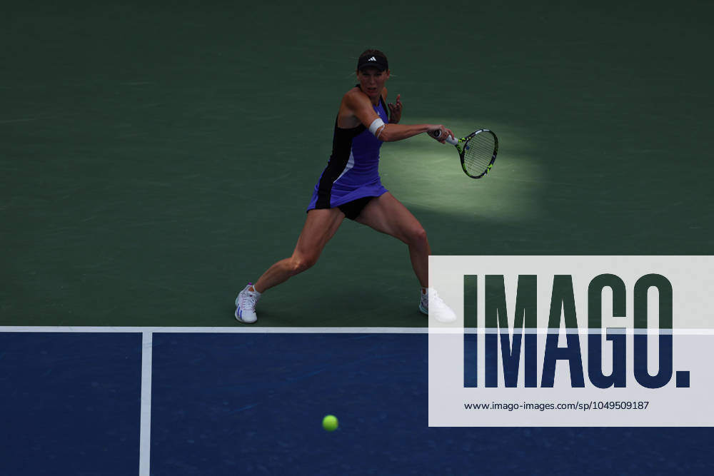 Caroline Wozniacki (Den) at the US Open 2024 TENNIS : US Open 2024 02 09 2024 AntoineCouvercelle Panoramic