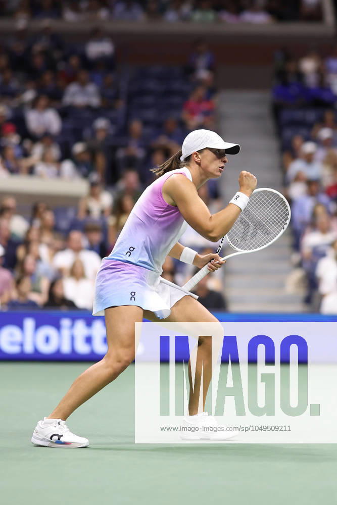 Iga Swiatek (Pol) at the US Open 2024 TENNIS : US Open 2024 02 09 2024 AntoineCouvercelle Panoramic