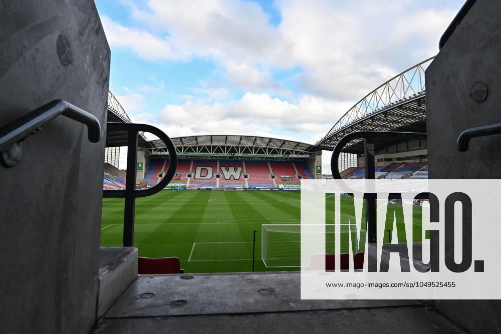 Bristol Street Motors Trophy Wigan Athletic v Morecambe A general view of the DW Stadium ahead of the Bristol Street Motors Trophy match Wigan Athletic vs Morecambe at DW Stadium, Wigan, United Kingdom, 3rd September 2024 (Photo by Cody Froggatt News Images) Wigan DW Stadium Greater Manchester United, ManU Kingdom