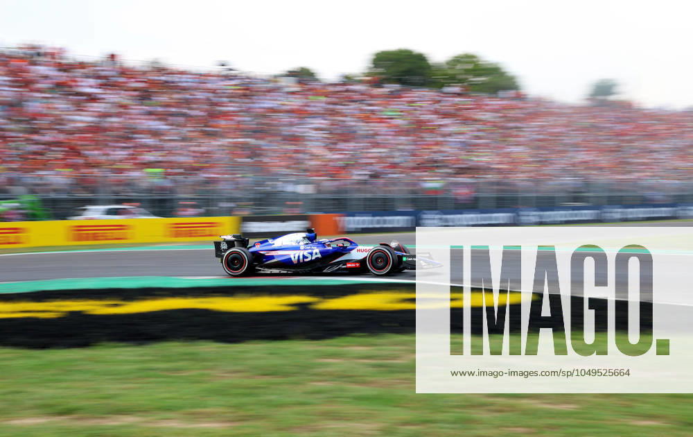 Motorsport FIA Formula 1, Italian Grand Prix 2024, v l Daniel Ricciardo Racing Bulls starting number 03 Monza