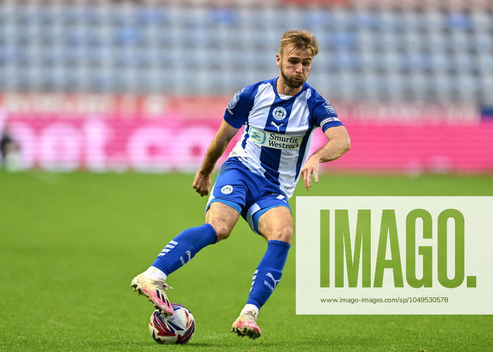 Bristol Street Motors Trophy Wigan Athletic v Morecambe Callum McManaman of Wigan Athletic in action during the Bristol Street Motors Trophy match Wigan Athletic vs Morecambe at DW Stadium, Wigan, United Kingdom, 3rd September 2024 (Photo by Cody Froggatt News Images) Wigan DW Stadium Greater Manchester United, ManU Kingdom