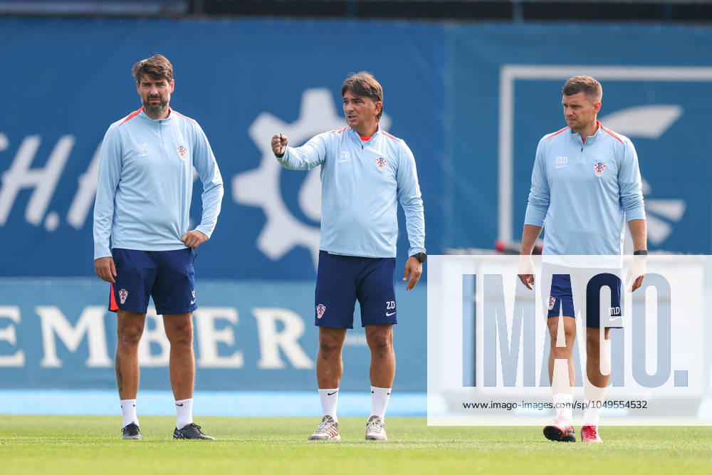 Fußball, Nationalteam Kroatien, Training Croatia training session Croatia Head Coach Zlatko Dalic is seen during a Croatia training session ahead UEFA Natios League match against Portugal, at Marksimir Stadiun on September 4, 2024, in Zagreb, Croatia. MatijaxHabljak PIXSELL