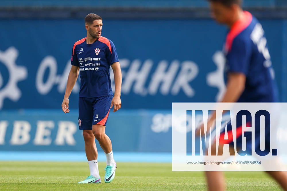 Fußball, Nationalteam Kroatien, Training Croatia training session Luka Ivanusec of Croatia is seen during a Croatia training session ahead UEFA Natios League match against Portugal, at Marksimir Stadiun on September 4, 2024, in Zagreb, Croatia. MatijaxHabljak PIXSELL