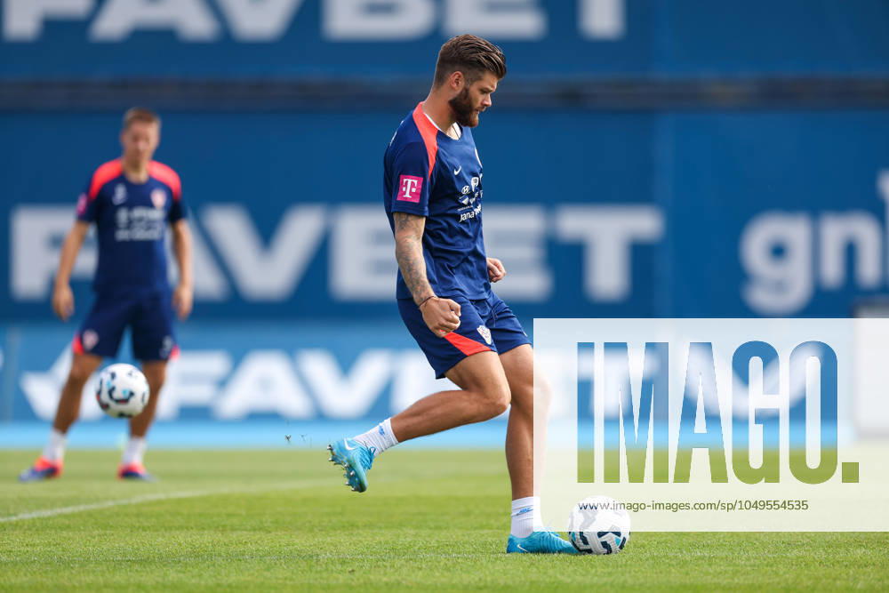 Fußball, Nationalteam Kroatien, Training Croatia training session Martin Erlic of Croatia is seen during a Croatia training session ahead UEFA Natios League match against Portugal, at Marksimir Stadiun on September 4, 2024, in Zagreb, Croatia. MatijaxHabljak PIXSELL