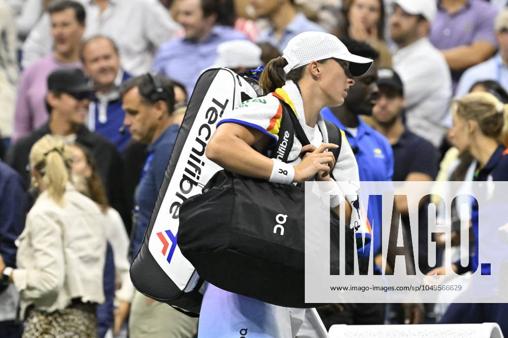 Tennis : Us Open 2024 - Iga Swiatek - Pologne Tennis :Us Open 2024 - Usa - 04 09 2024 ChrysleneCaillaud Panoramic
