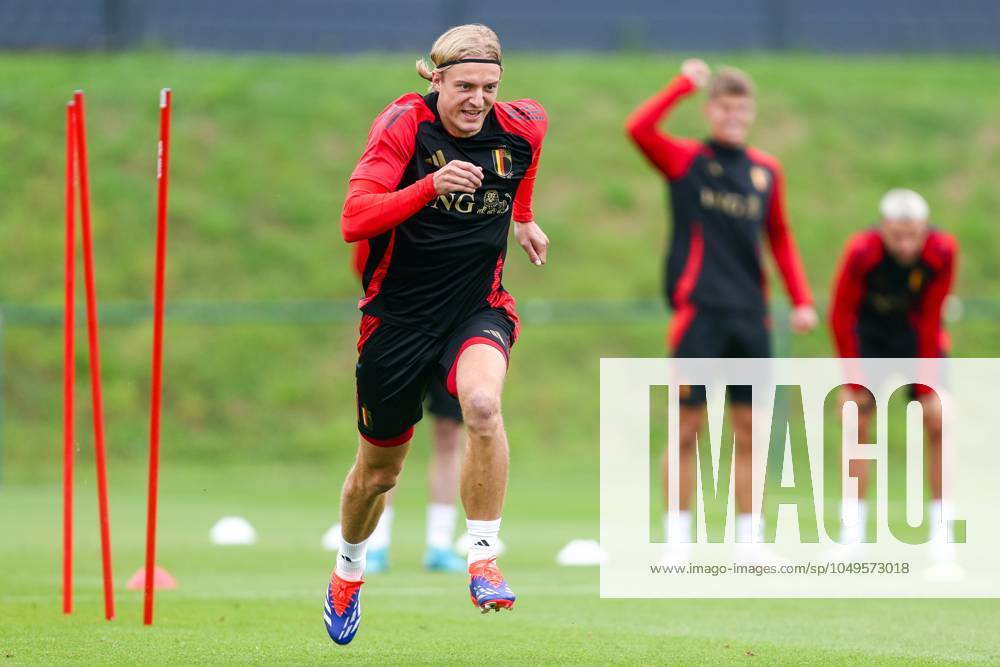 Belgian National Football Team Media Activities 05 09 2024 TUBIZE, BELGIUM - SEPTEMBER 05 : Bornauw Sebastiaan defender of Belgium during a training session prior to the UEFA Nations League games against Israel and France on September 5, 2024 in Tubize, Belgium, 05 09 2024 Tubize Belgium