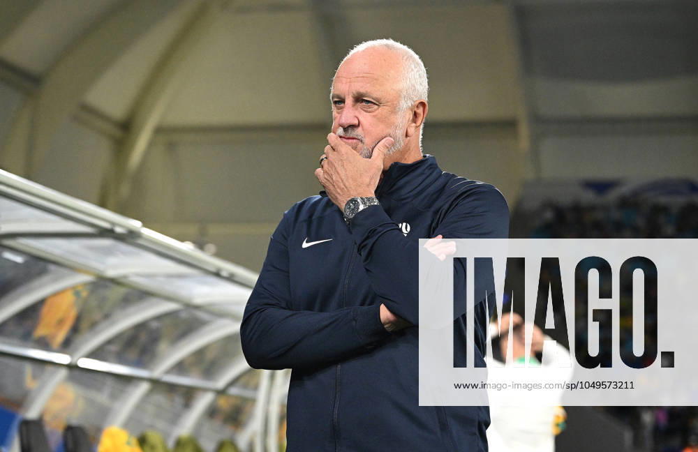 SOCCER AUSTRALIA BAHRAIN, Australia coach Graham Arnold during the FIFA World Cup, WM, Weltmeisterschaft, Fussball 2026 Third Round Asian Qualifier match between Australia and Bahrain at Cbus Super Stadium on the Gold Coast, Thursday, September 5, 2024. ( NO ARCHIVING, , NO USE IN BOOKS WITHOUT CONSENT GOLD COAST QUEENSLAND AUSTRALIA