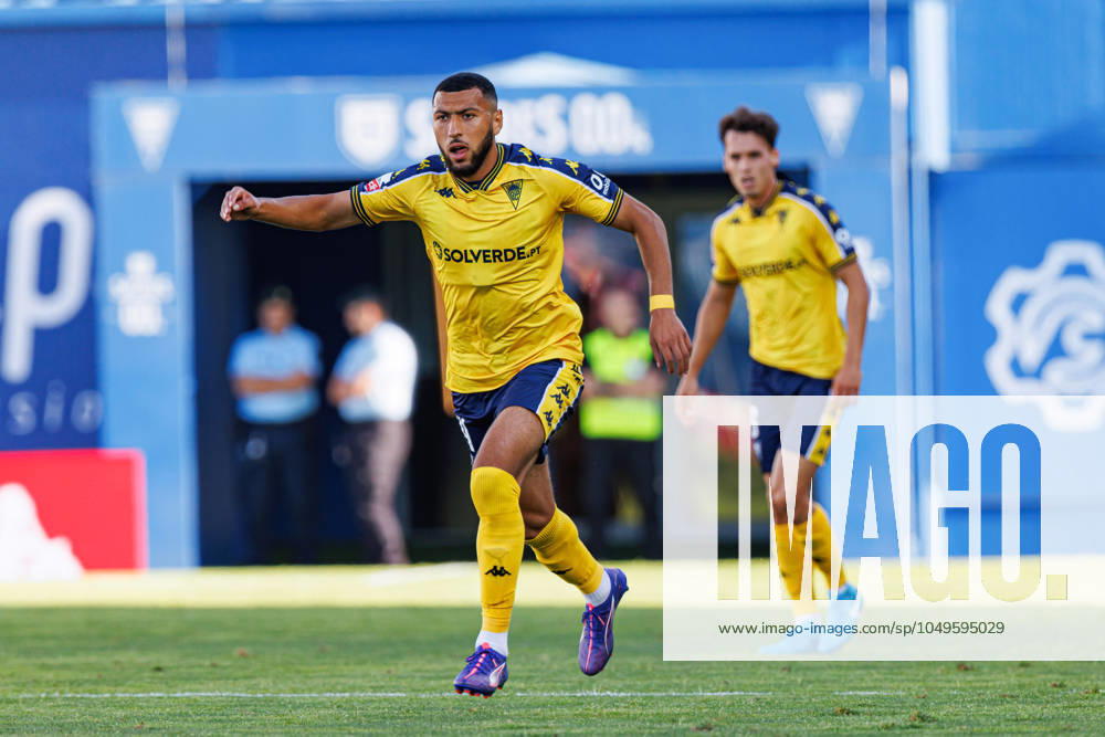 GD Estoril Praia Vs Gil Vicente FC in Estoril, Portugal - 25 Aug 2024 Yanis Begraoui (GD Estoril Praia) seen in action during the Liga Portugal game between teams of GD Estoril Praia and Gil Vicente FC at Estadio Antonio Coimbra da Mota. Final score; GD Estoril Praia 0:0 Gil Vicente FC Estoril Portugal