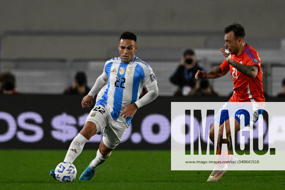 Lautaro Martinez of Argentina during the FIFA World Cup, WM, Weltmeisterschaft, Fussball 2026 Qualifier match between Argentina and Chile at Estadio Mas Monumental Antonio Vespucio Liberti on September 05, 2024 in Buenos Aires, Argentina. Argentina v Chile - FIFA World Cup 2026 Qualifier