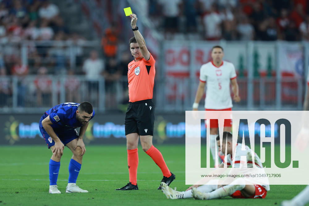 Croatia v Poland - UEFA Nations League 2024 25 League A Group A1 OSIJEK, CROATIA - SEPTEMBER 8: Player of Croatia Mateo Kovacic (L) commits a foul on a player of Poland Sebastian Szymanski (R) during the UEFA Nations League 2024 25 League A Group A1 match between Croatia and Poland at on September 8, 2024 in Osijek, Croatia. DavorxJavorovicj Pixsell