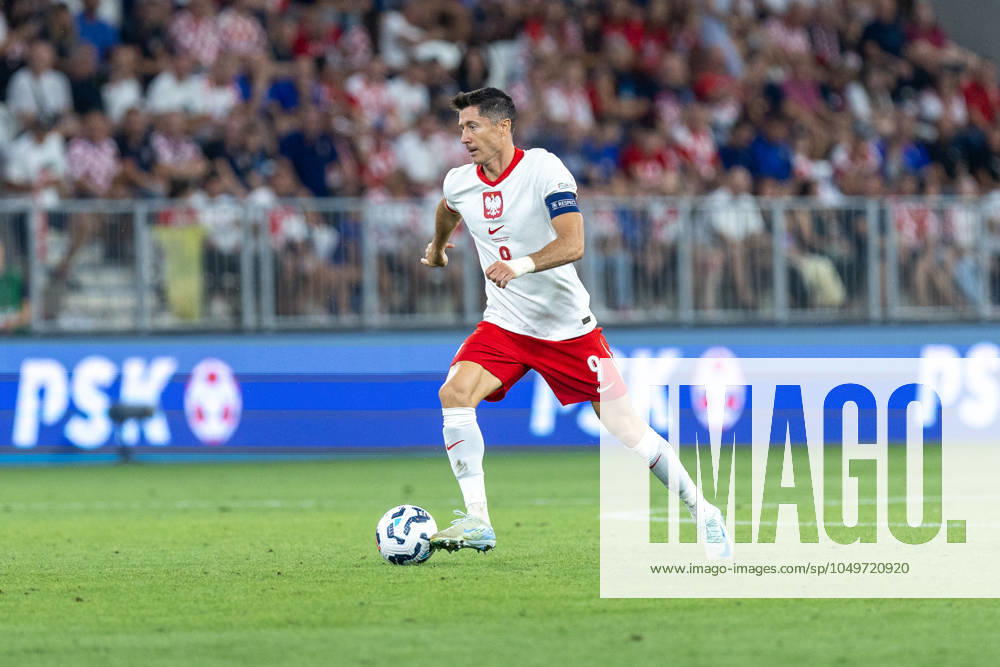 Croatia v Poland - UEFA Nations League 2024 25 League A Group A1 OSIJEK, CROATIA - SEPTEMBER 8: Player of Poland Robert Lewandowski in action during the UEFA Nations League 2024 25 League A Group A1 match between Croatia and Poland at on September 8, 2024 in Osijek, Croatia. (Photo by Borna Jaksic Pixsell MB Media Getty Images) DavorxJavorovic Pixsell