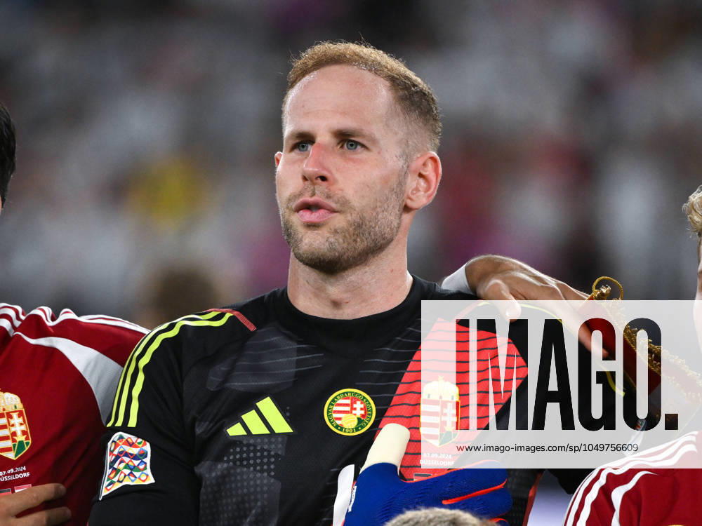 Goalkeeper PÃ ter Gulacsi Hungary , Peter Gulacsi 07 09 2024, UEFA Nationa League 2024 2025, 1 Matchday, Germany Hungary 5 0 Düsseldorf Merkus Spiel Arena Nordrhein Westfalen Germany Team2