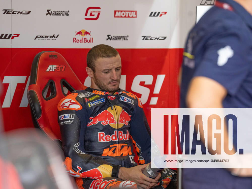 43 Jack Miller (Aus-Red Bull KTM Factory Racing) during the MotoGp Test Monday at Misano World Circuit Marco Simoncelli on September 9, 2024 in Misano Adriatico, Italy.