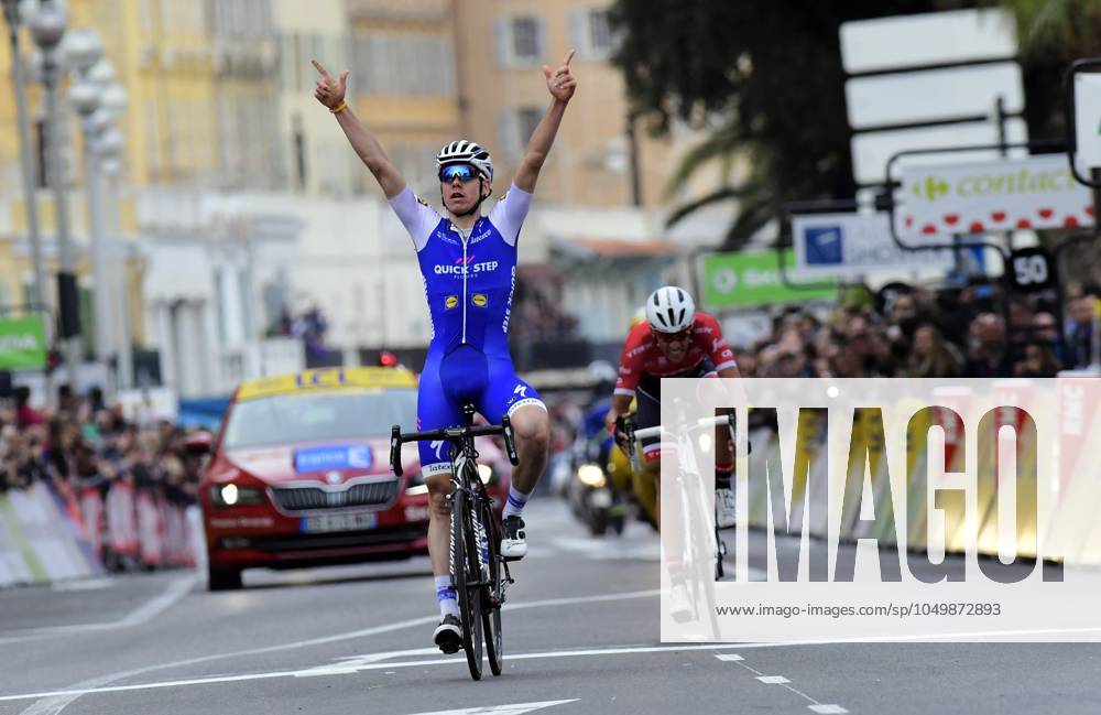 Paris - Nice 2017 - stage 8 Nice, FRANCE - MARCH 12 : DE LA CRUZ MELGAREJO David (ESP) Rider of Quick-Step Floors Cycling team, CONTADOR Alberto (ESP) Rider of Trek - Segafredo during stage 08 of the 75th edition of the Paris - Nice cycling race, a stage of 115,5 km with start and finish in Nice on on March 12, 2017 in Nice, France, 12 03 2017 Nice France