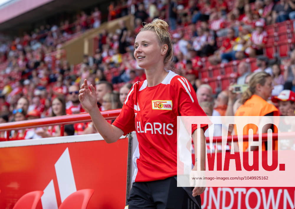 Soccer, Women, Test match, Season 2024 2025, 1 FC Union Berlin SV Werder Bremen, Judith Steinert 1 Women 1 FC Union at the team presentation, 03 08 2024,