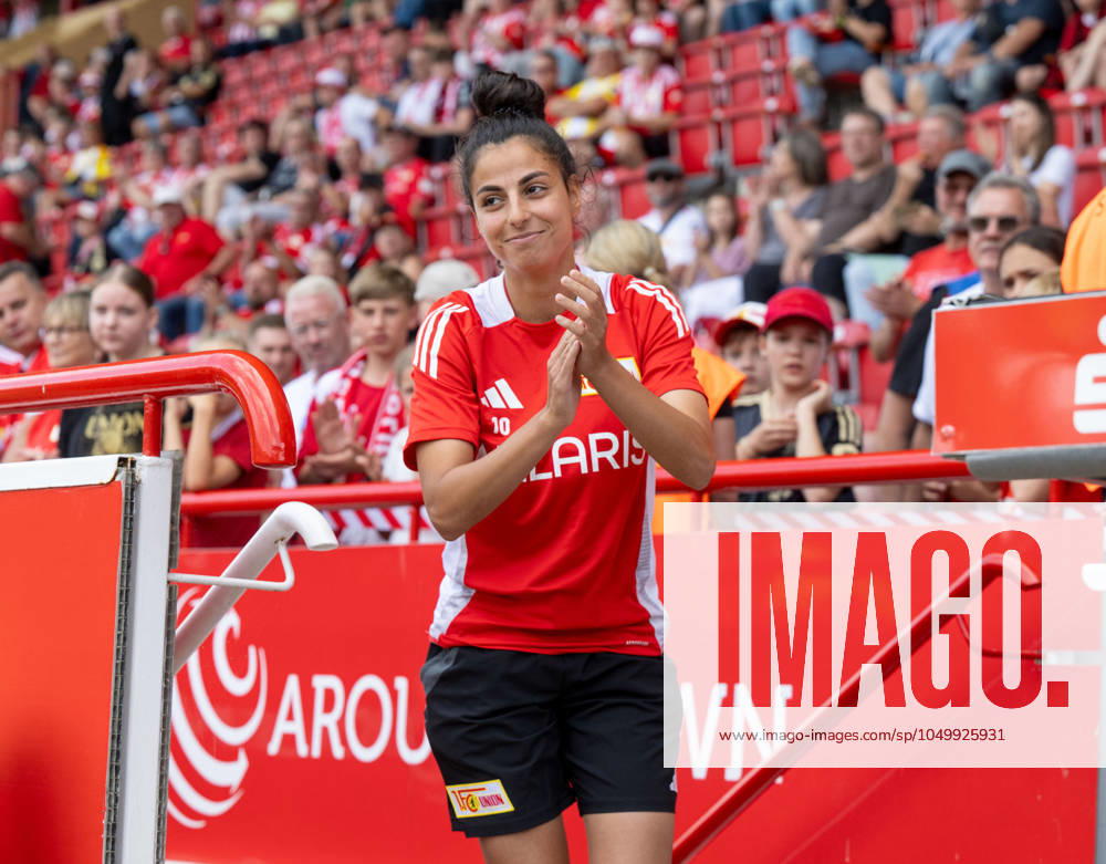 Soccer, Women, Test match, Season 2024 2025, 1 FC Union Berlin SV Werder Bremen, Sarah Abu Sabbah 1 Women 1 FC Union at the team presentation, 03 08 2024,