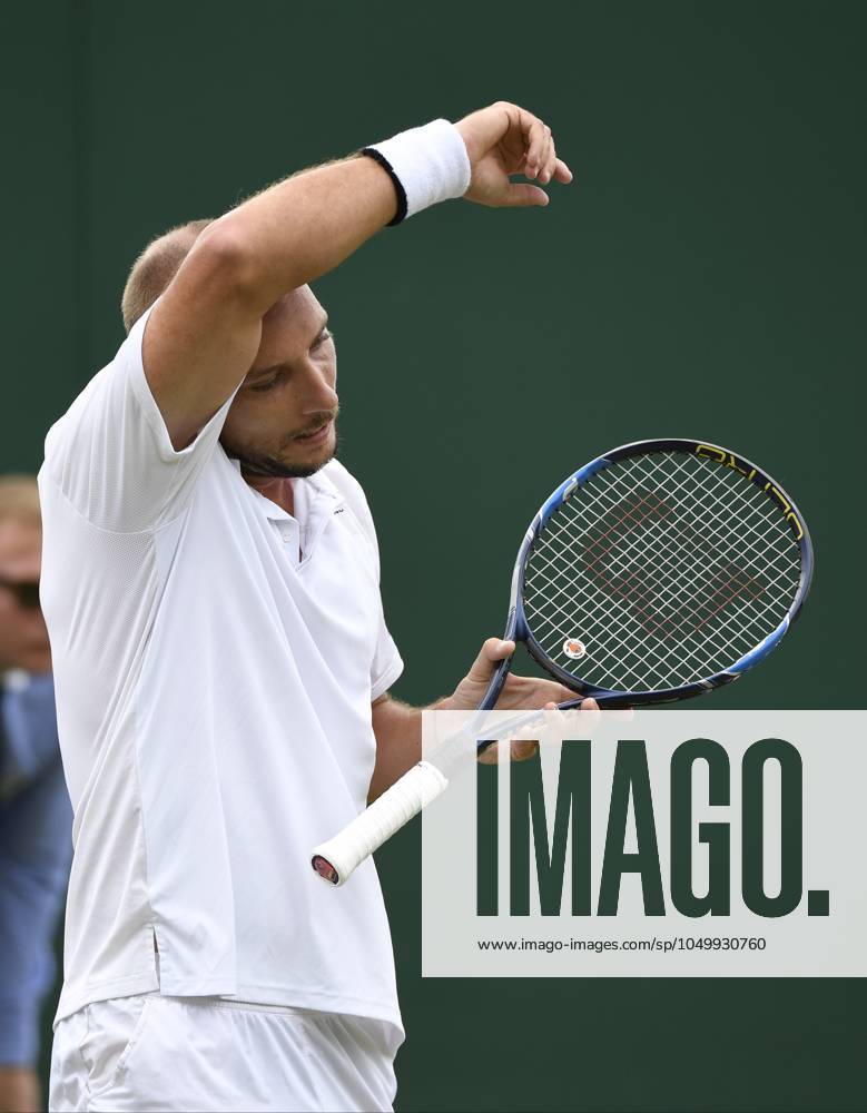 The Championships Wimbledon 2017 - Day Two LONDON, UNITED KINGDOM - JULY 04 : Steve Darcis of Belgium pictured during his first match at the championships Wimbledon 2017 vs Richardas Berankis (LTU) (USA) July 04, 2017 in London, United Kingdom , 4 07 2017 London United Kingdom