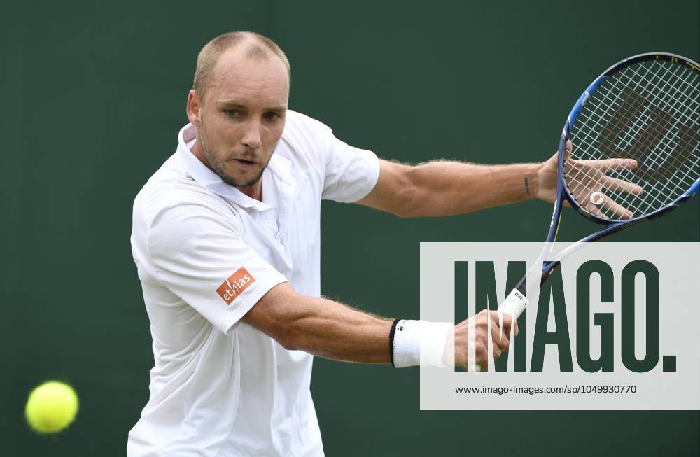 The Championships Wimbledon 2017 - Day Two LONDON, UNITED KINGDOM - JULY 04 : Steve Darcis of Belgium pictured during his first match at the championships Wimbledon 2017 vs Richardas Berankis (LTU) (USA) July 04, 2017 in London, United Kingdom , 4 07 2017 London United Kingdom