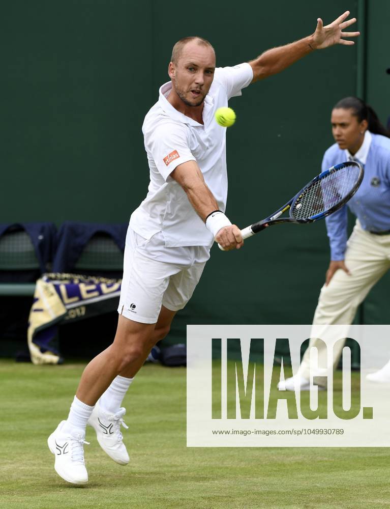 The Championships Wimbledon 2017 - Day Two LONDON, UNITED KINGDOM - JULY 04 : Steve Darcis of Belgium pictured during his first match at the championships Wimbledon 2017 vs Richardas Berankis (LTU) (USA) July 04, 2017 in London, United Kingdom , 4 07 2017 London United Kingdom