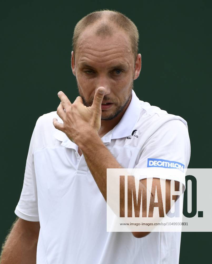 The Championships Wimbledon 2017 - Day Two LONDON, UNITED KINGDOM - JULY 04 : Steve Darcis of Belgium pictured during his first match at the championships Wimbledon 2017 vs Richardas Berankis (LTU) (USA) July 04, 2017 in London, United Kingdom , 4 07 2017 London United Kingdom