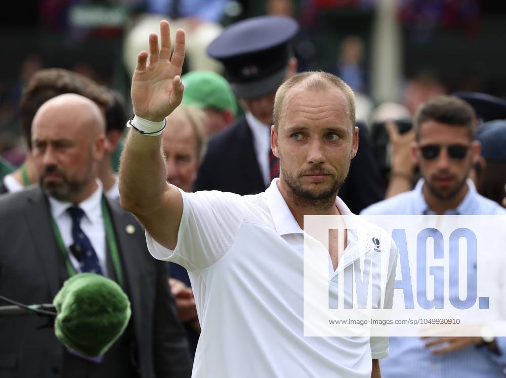 The Championships Wimbledon 2017 - Day Two LONDON, UNITED KINGDOM - JULY 04 : Steve Darcis of Belgium pictured during his first winning match at the championships Wimbledon 2017 vs Richardas Berankis (LTU) (USA) July 04, 2017 in London, United Kingdom , 4 07 2017 London United Kingdom