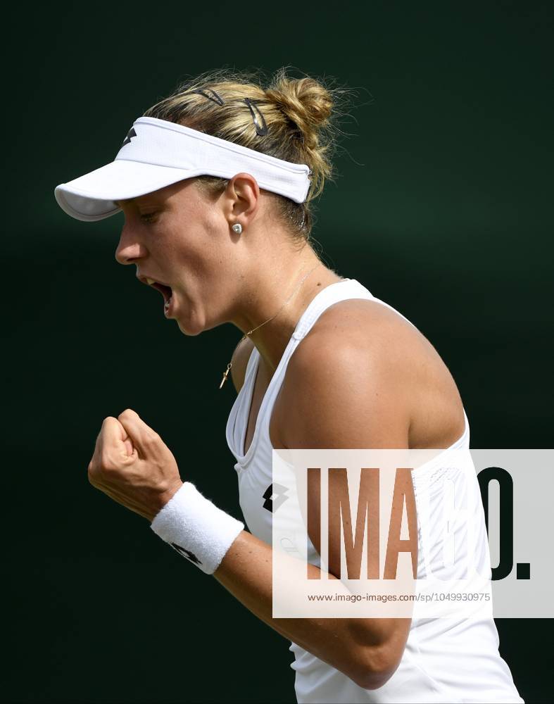 The Championships Wimbledon 2017 - Day Two LONDON, UNITED KINGDOM - JULY 04 : Yanina Wickmayer of Belgium pictured during her first winning match at the championships Wimbledon 2017 vs Kateryna Bondarenko (UKR) on July 04, 2017 in London, United Kingdom , 4 07 2017 London United Kingdom
