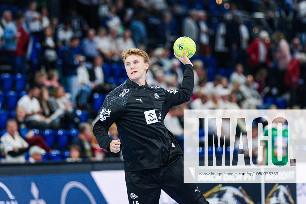 Emil Wernsdorf Madsen THW Kiel, 45 GER, THW Kiel vs Frisch Auf Goeppingen, Handball, Bundesliga, Matchday, 2, Season 2024 2025, 12 09 2024 GER, THW Kiel vs Frisch Auf Goeppingen, Handball, Bundesliga, Matchday, 2, Season 2024 2025, 12 09 2024 Kiel