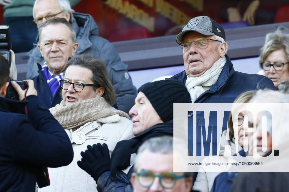 RSC Anderlecht v Mouscron : Jupiler Pro League BRUSSELS, BELGIUM - FEBRUARY 25 : Marc Coucke new president of RSC Anderlecht and Roger Vanden Stock president of RSC Anderlecht during the Jupiler Pro League match between RSC Anderlecht and Excelsior Mouscron at the Constant Vanden Stock stadium on February 25, 2018 in Brussels, Belgium, 25 02 2018 Brussels Belgium