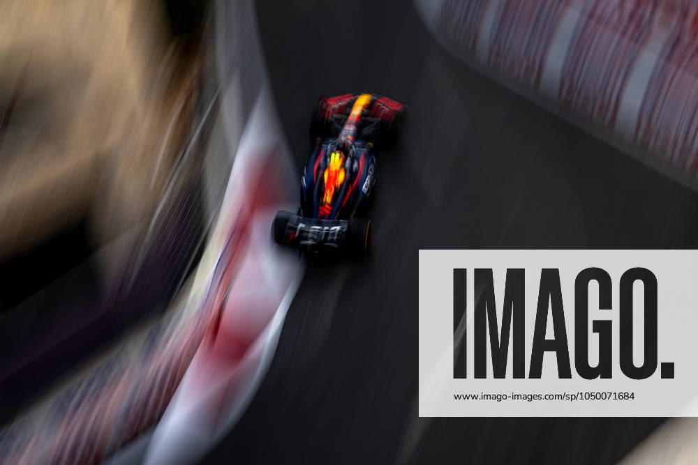 BAKU, AZERBAIJAN: Sergio Perez, racing for the Red Bull Racing team during the 2024 Formula 1 Azerbaijan Grand Prix at the Baku City Circuit in Baku, Azerbaijan