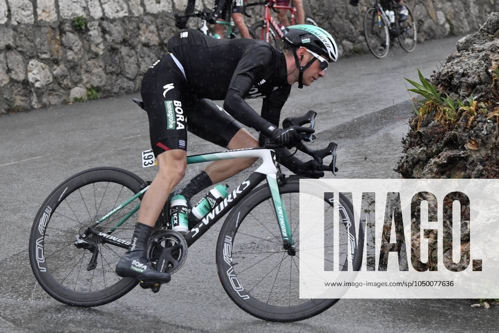 Paris-Nice 2018 stage 8 NICE, FRANCE - MARCH 11 : GROSSSCHARTNER Felix (AUT) of Bora - Hansgrohe in action during stage 8 of the 2018 Paris - Nice cycling race with start and finish in Nice (110 km) on March 11, 2018 in Nice, France, 11 03 2018 Nice France