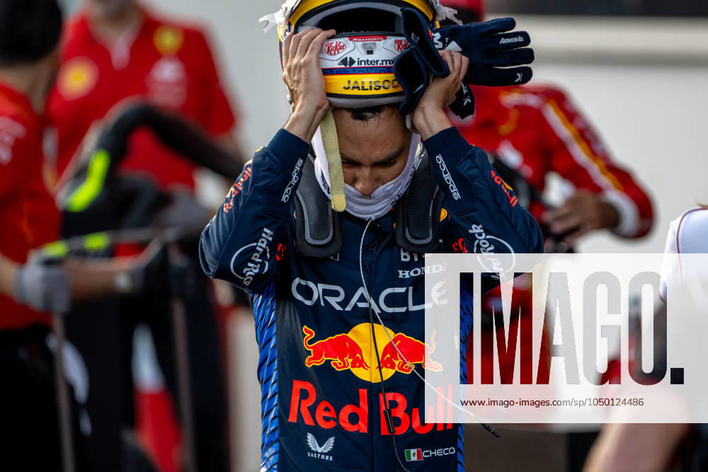 BAKU, AZERBAIJAN: Sergio Perez, racing for the Red Bull Racing team during the 2024 Formula 1 Azerbaijan Grand Prix at the Baku City Circuit in Baku, Azerbaijan