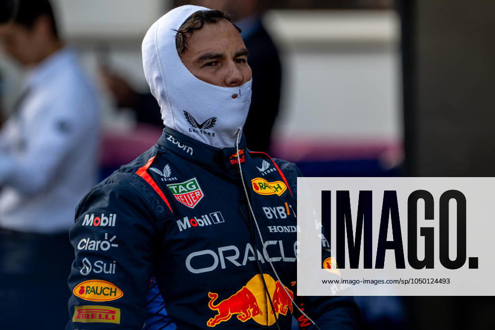 BAKU, AZERBAIJAN: Sergio Perez, racing for the Red Bull Racing team during the 2024 Formula 1 Azerbaijan Grand Prix at the Baku City Circuit in Baku, Azerbaijan