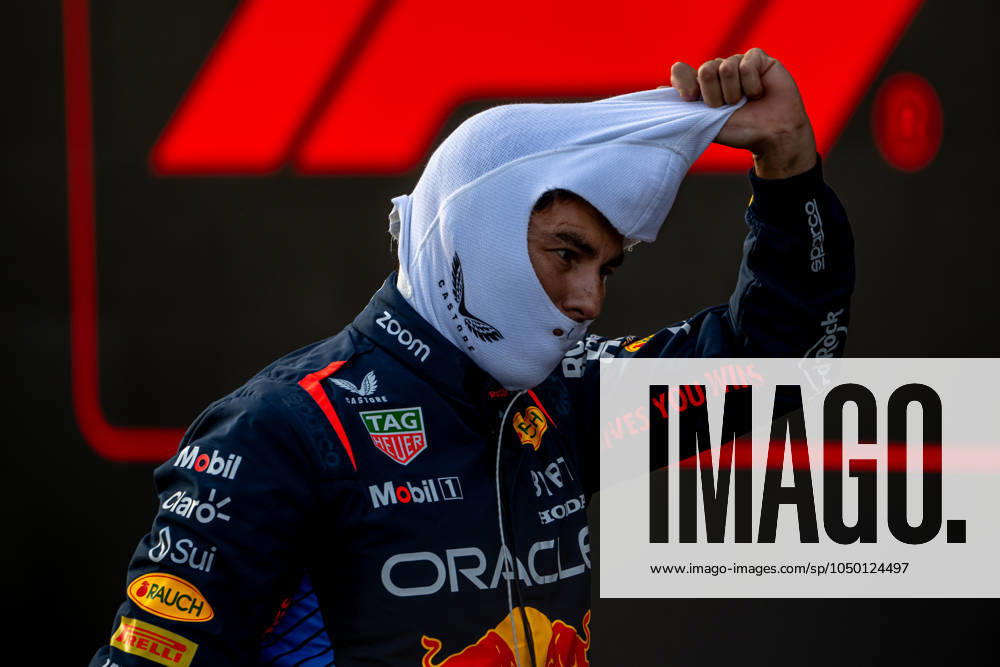 BAKU, AZERBAIJAN: Sergio Perez, racing for the Red Bull Racing team during the 2024 Formula 1 Azerbaijan Grand Prix at the Baku City Circuit in Baku, Azerbaijan
