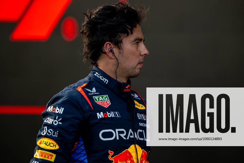BAKU, AZERBAIJAN: Sergio Perez, racing for the Red Bull Racing team during the 2024 Formula 1 Azerbaijan Grand Prix at the Baku City Circuit in Baku, Azerbaijan