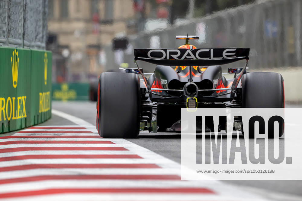 BAKU, AZERBAIJAN: Sergio Perez, racing for the Red Bull Racing team during the 2024 Formula 1 Azerbaijan Grand Prix at the Baku City Circuit in Baku, Azerbaijan