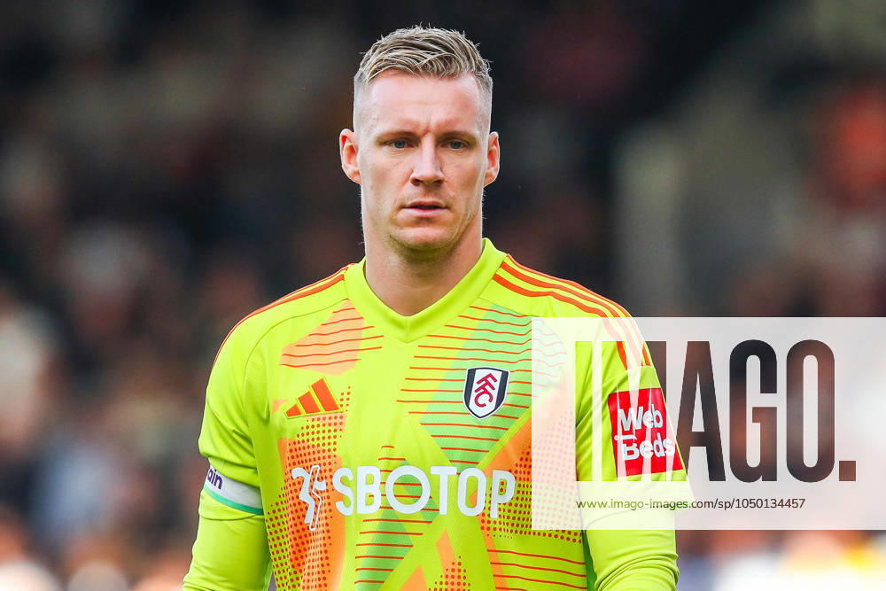 Premier League Fulham v West Ham United Bernd Leno of Fulham looks on during the Premier League match Fulham vs West Ham United at Craven Cottage, London, United Kingdom, 14th September 2024 (Photo by Izzy Poles News Images) London Craven Cottage Greater London United Kingdom