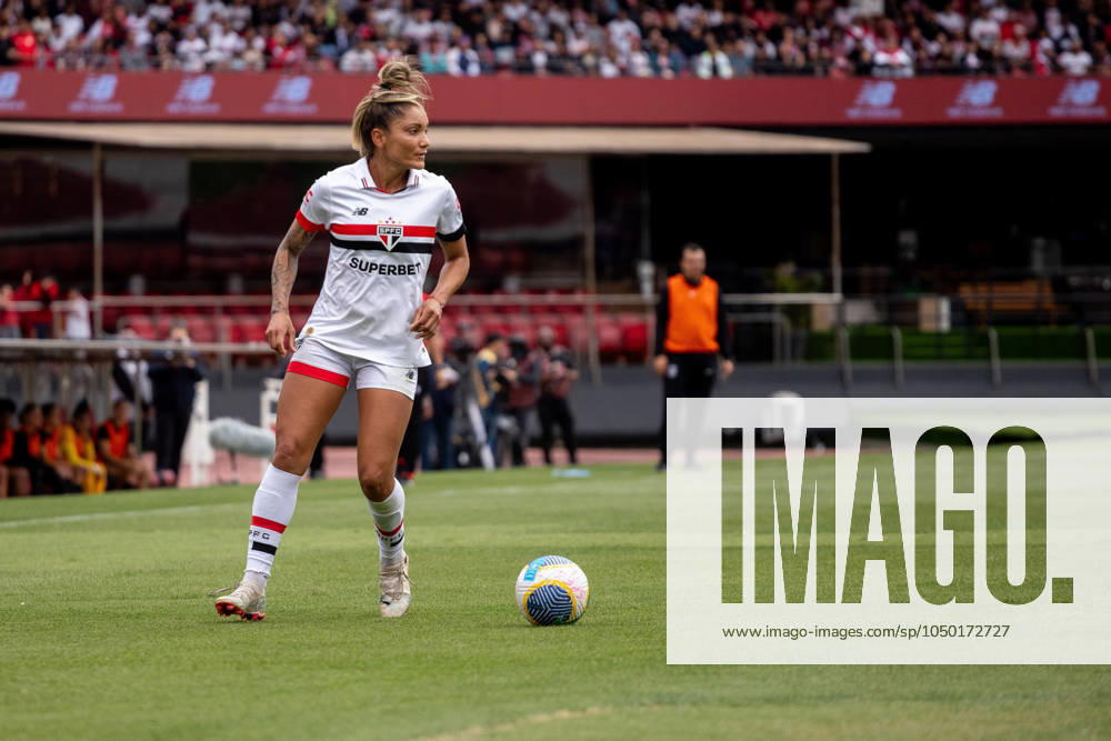 São Paulo x Corinthians Feminino SÃO PAULO, SP - 15.09.2024: SÃO PAULO X CORINTHIANS FEMININO - Laryh during the first match of the final between São Paulo and Corinthians for the Brazilian Women& 39;s Football Championship, which takes place this Sunday morning (15) at the MorumBis Stadium in São Paulo, SP. (Photo: Rodilei Morais Fotoarena) x2612950x RodileixMorais