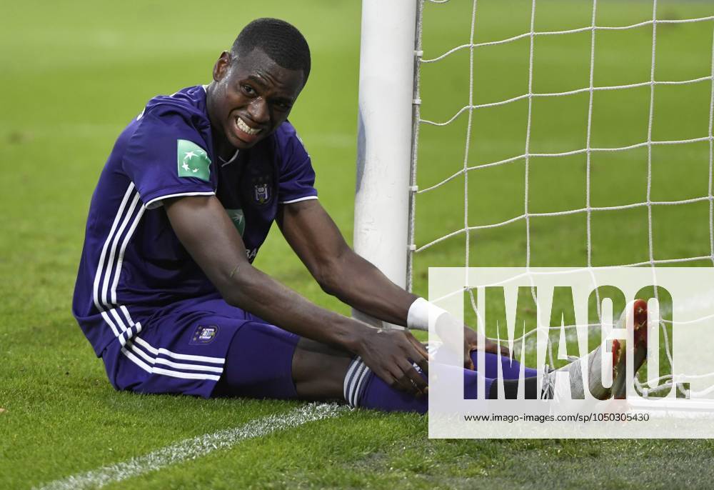 RSC Anderlecht v Mouscron - Jupiler Pro League ANDERLECHT, BELGIUM - AUGUST 17 : Landry Dimata forward of RSC Anderlecht pictured during the Jupiler Pro League match between RSC Anderlecht and Royal Excel Mouscron on August 17, 2018 in Anderlecht, Belgium, 17 08 2018 Anderlecht Belgium