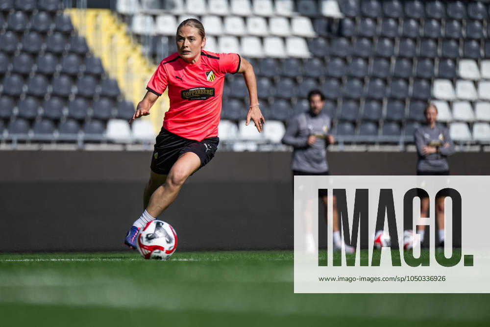Paulina Nyström during a training session with Häcken on September 17, 2024 in Gothenburg Photo Mathias Bergeld BILDBYRAN kod MB MB0963 fotboll football soccer fotball champions league träning practice training häcken dam bbeng
