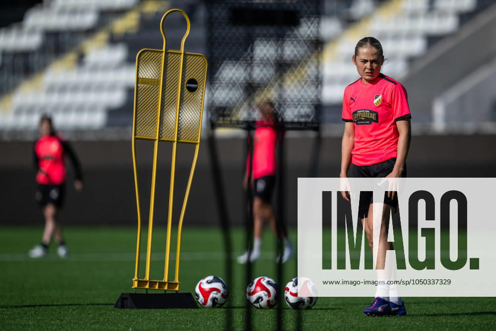 Paulina Nyström during a training session with Häcken on September 17, 2024 in Gothenburg Photo Mathias Bergeld BILDBYRAN kod MB MB0963 fotboll football soccer fotball champions league träning practice training häcken dam bbeng