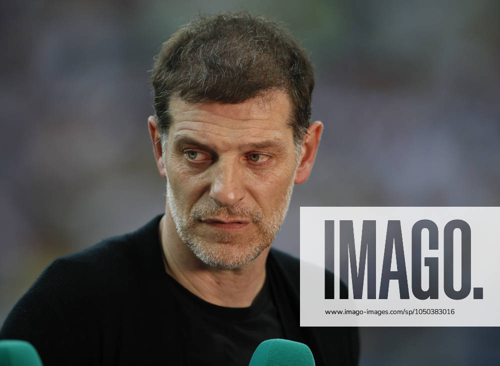 Croatia v England - FIFA World Cup, WM, Weltmeisterschaft, Fussball 2018 - Semi Final - Luzhniki Stadium July 11, 2018 - Moscow, United Kingdom - Former Croatia manager Slaven Bilic ahead of the FIFA World Cup 2018 Semi Final match at the Luzhniki Stadium, Moscow. Picture date 11th July 2018. Picture credit should read: David Klein Sportimage Moscow United Kingdom