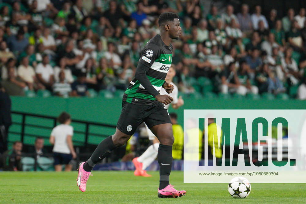 Ousmane Diomande of Sporting CP in action during the UEFA Champions League phase first match between Sporting CP and Lillie OSC at Estadio Jose Alvalade. Final score: Sporting CP 2:0 Lille OSC Lisbon Portugal - ZUMAs197 20240917_aaa_s197_355