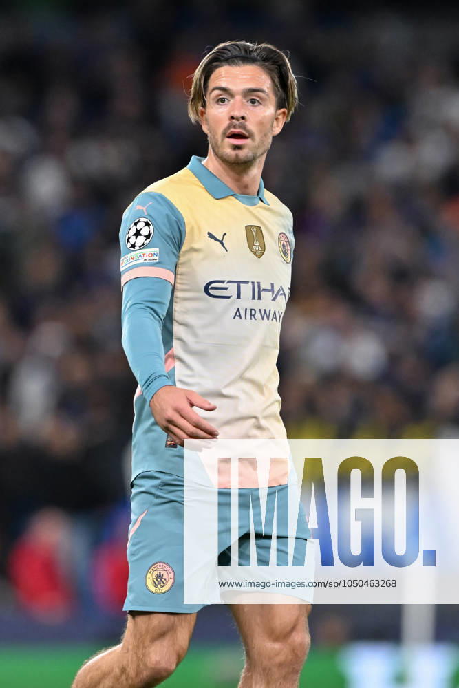 UEFA Champions League league stage Manchester City v Inter Milan Jack Grealish of Manchester City during the UEFA Champions League league stage match Manchester City vs Inter Milan at Etihad Stadium, Manchester, United Kingdom, 18th September 2024 (Photo by Cody Froggatt News Images) Manchester Etihad Stadium Manchester United, ManU Kingdom