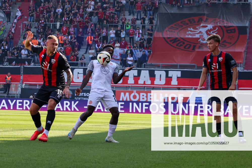 At the match FC Ingolstadt 04 vs Rot Weiss Essen on 21 09 2024, DFB regulations prohibit any use of photographs as image sequences and or quasi video GER, Soccer, 3 Liga, Matchday 6, FC Ingolstadt 04 vs Rot Weiss Essen, 21 09 2024, Audi Sportpark Ingolstadt