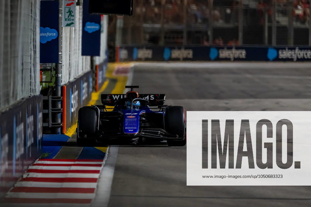 MARINA BAY, SINGAPORE: Alex Albon, racing for the Williams Racing team during the 2024 Formula 1 Singapore Grand Prix at the Marina Bay Street Circuit in Marina Bay, Singapore