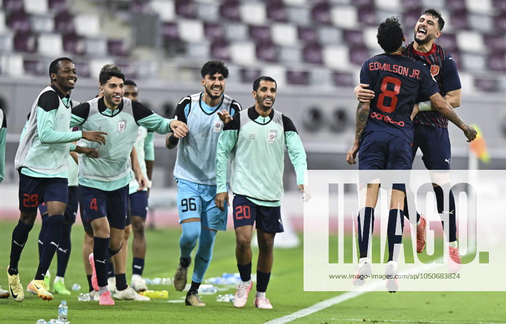 AL-SADD SC VS AL DUHAIL SC-OOREDOO STARS LEAGUE QATAR Edmilson Junior Paulo ( 8) of Al Duhail SC celebrates after scoring the second goal during the Ooredoo Qatar Stars League 24 25 match between Al-Sadd SC and Al Duhail SC at Jassim bin Hamad Stadium in Doha, Qatar, on September 21, 2024. DOHA Qatar